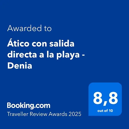 Atico Con Salida Directa A La Playa - Dénia